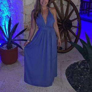 Lulu’s maxi wrap dress